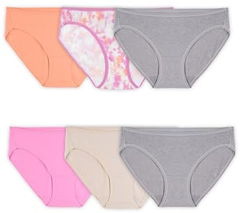 Fruit of the Loom dam 360° stretchunderkläder, högpresterande stretch för enkel komfort, finns i extra stora storlekar Kalsonger (6-pack)