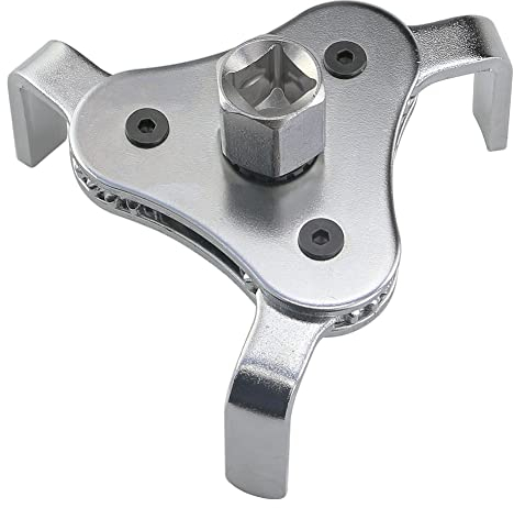 YISIZES Ölfilterschlüssel, Zange zum Entfernen von Ölfilterbuchsen, 3 Backen verstellbar Universelles Ölfilter-Entferner-Klemmwerkzeug für 55 mm-110 mm, passend für die meisten Autos und Lastwagen