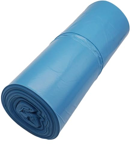 SKIR'CO (20 pezzi) Sacchi per Immondizia 160 Litri, Sacchi per Rifiuti Blu 90 x 110 cm, Sacchi per Pattumiera, Sacchetti per rifiuti Colore Blu