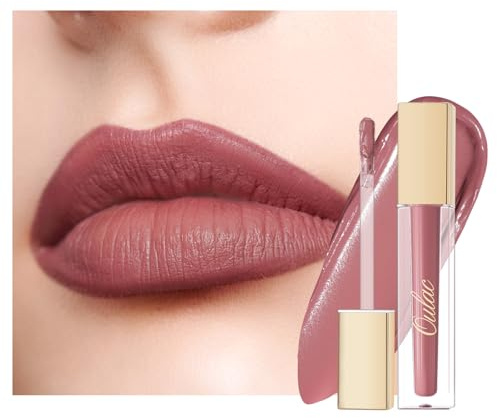Oulac Pink Matte Liquid Lipstick for Women, Long Lasting Lipstick Waterproof Lip Stain, No Transfer, Creamy High Pigmented Formula with Rose Oil, Vegan & Cruelty-Free, Rose Pink M26