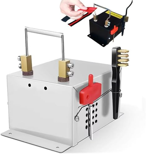 PODEC Bench Electric Rope Cutter, Hot Knife Thermal Blade, Bench Mount Cutting Tool Kit, Maximum Temperature 500℃, Fast Heating & Clean And Smooth Cut, For Braid Fabric Webbing Belting Ribbon