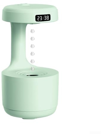 Humidificador de aire antigravedad de 800 ml y difusor de aroma con alimentación USB, tanque de agua de gran capacidad para niebla continua, para dormitorio, oficina o coche