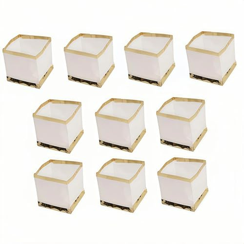 10 piezas linternas flotantes biodegradables papel blanco linternas de velas flotantes luces de piscina para desear y orar