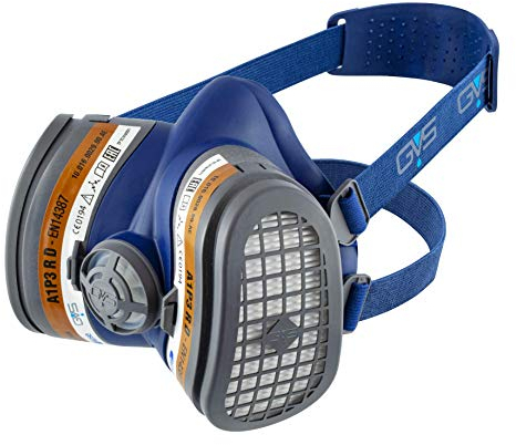 GVS Masque SPR338 Elipse avec filtres A1P3 pour gaz organiques et poussières