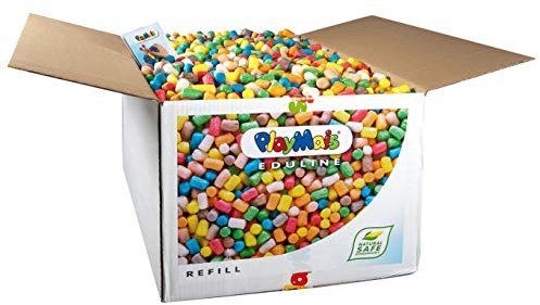 Playmais Eduline Refill | 6300 Teile | Bastelset | natürliches Spielzeug | vegan, verantwortungsvoll & sicher für Kinder & Umwelt | ab 3 Jahren