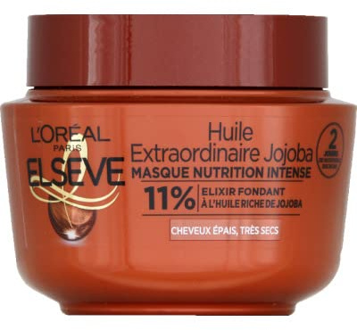 L'Oréal Paris Elseve Huile Extraordinaire Jojoba Masque pour Cheveux Très Secs, 310ml