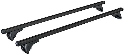 NORDRIVE N15061 Helio Black in-Rail, Set Completo Barre portatutto in Alluminio - L - Evos IA