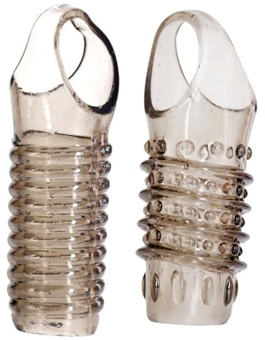 2pcs Wolf Zähne Set Männer Sperma Lock Set Kristall Penisring Verlängerung Dicke Set Erwachsene Paar Spaß Produkte