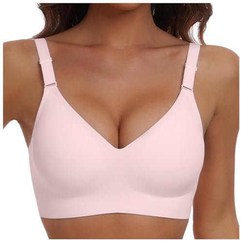 TYUIOP Ladies Bras Non Wired Full Support Front Fastening Bras for The Elderly Transparent Bra Straps Invisible for Women Plus Size k Cup Bra Sets Women Comfort Girls Crop