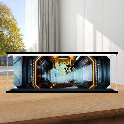 Vitrine en acrylique compatible avec Le*go 42156 Technic Peugeot 9X8 24H Le Mans Hybrid Hypercar, vitrine d'exposition, boîtier d'affichage étanche à la poussière, kit de modélisme non inclus