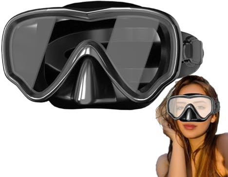Maschera Subacquea | Occhialini per Snorkeling Antiappannamento - Attrezzatura Sub Impermeabile con Protezione Oculare Comfort per Adulti e Ragazzi