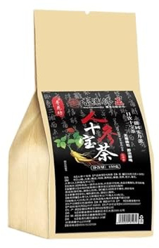 Ginseng Ten Treasures Tea 150 g Individuellt förpackade tepåsar, en blandning av flera örtsmaker, lätt att brygga(1pcs)