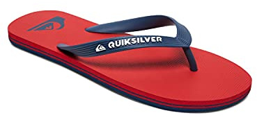 Quiksilver Homme Molokai Chaussures de Plage & Piscine, Multicolore (Red/Blue/Red Xrbr), 42 EU