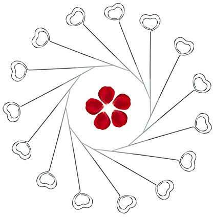 100 Stücke Liebe Herzform Tischkartenhalter Steht, Memo Note Fotohalter, Tabellennamen Anzahl Halter, Karte Papier Menü Clips Für Schreibtisch, Party, Hochzeit