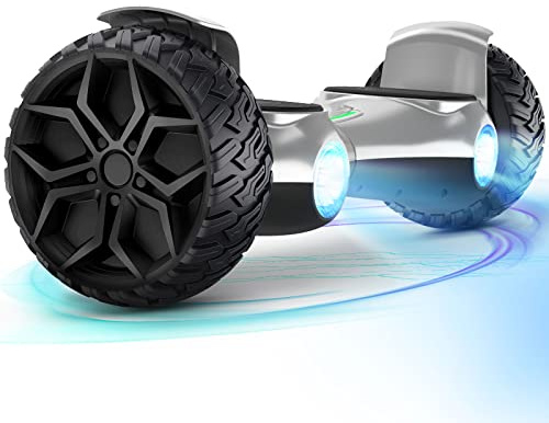 UNI-SUN All Terrain Hoverboard, 8.5 Offroad Hover board, Hoverboards with Lights and Bluetooth for Adults