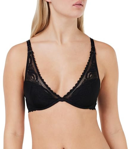 Triumph Women's Hypnotic Spotlight Wp Bra, Schwarz, 36DD UK