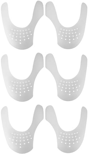 Newaner 3 Pares Escudo de Zapatos, Protectores para Zapatillas de Deporte, Arrugas de Zapatos Antiarrugas, Prevenga Hendidura del Pliegue del Calzado Deportivo(40-46)