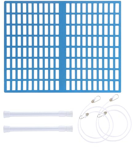 Kit de Skimmer para Piscina | Red de Skimmer para Piscina - Kit de Limpieza y Filtrado 42x33 cm Montaje Sencillo para Hojas Ramas Residuos Bolsas Amantes de la Natación Jardinería Hogar