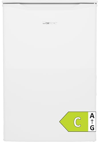 Clatronic® Gefrierschrank klein | Energieklasse C | 85cm | Tiefkühlschrank | leise 40dB | 3 Schubladen | Türanschlag wechselbar | bis zu -18°C | 87L Freezer | kleiner Gefrierschrank GS 102 weiß