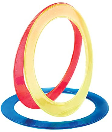 Eureka-Acrobat 52475060 - Jonglierringe Junior, 24 cm, 3 Stück