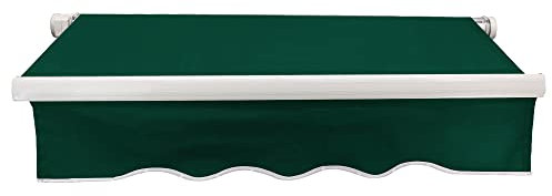 Green Bay 2.5x2m Awning Replacement Fabric Sun Canopy Top Cover (Green)