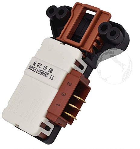 Cerradura eléctrica (ORIGINAL Beko) para puerta de lavadora, (ZV-446) T85, 250V-16A, Código del recambio: 2805311500