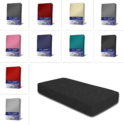 Winter Spannbettlaken Flausch Warm Thermo Fleece Kuschelig Weich Flauschig Bettlaken Spannbetttücher, Größe:140x200 cm - 160x200 cm, Farbe:schwarz