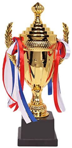 Grande Coupe Trophée - Trophée Décoratif, Trophée Métal Premium | Coupe du Trophée du Championnat, Prix du Gagnant Élégant, Trophée Sportif pour Événements, Coupe de Célébration de la Victoire, Trophé