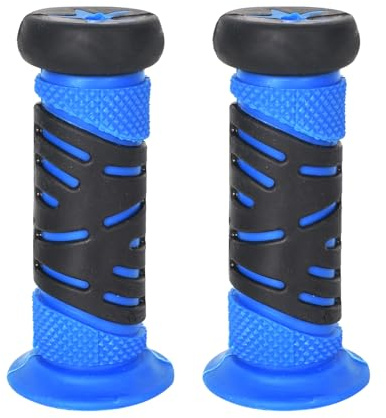 DEARBAG Manopole per Bici Bambino, Antiscivolo Gomma Morbida Bambini Accessori Bicicletta, Protezione Manubrio Bici, per Scooter, Triciclo,Bambini Corsa Bicicletta (blu)
