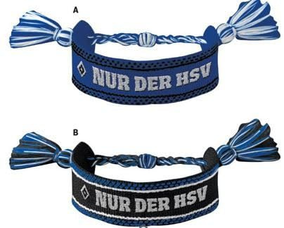 Hamburger SV HSV Strick Armband 2er Set ** Nur der HSV **