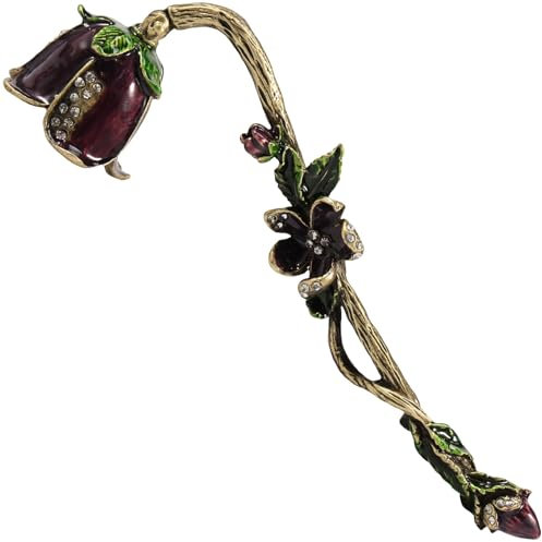 Éteignoir à bougie rétro avec long manche - Extincteur pour la maison - En métal - Violet