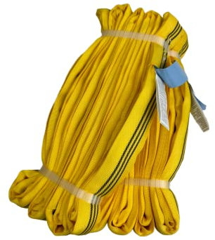 2 correas redondas de 3 a capacidad de carga de 5,0 m, longitud útil de elevación, correa de grúa