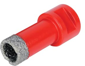 RUBI 4910 | Brocas de Diamante DRYGRES | Perforación de Baldosa Cerámica, Gres Porcelánico, Mármol y Granito | Broca Porcelánico para Taladro en Seco | Taladro Ø 20 mm