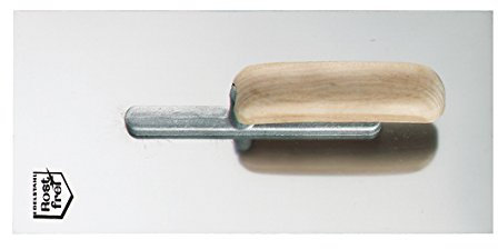 Glättekelle Edelstahl Holzgriff