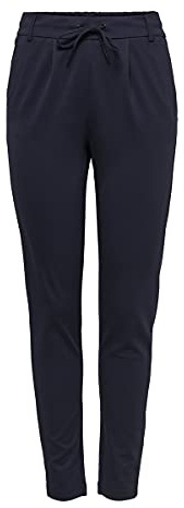 ONLY Poptrash - Pantalon - Tapered - Femme - Bleu (Night Sky) - W34/L32 (Taille Fabricant: XS)