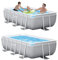 Intex 3M X 1.75M X 0.8M Prism Frame Rectangular Pool Set