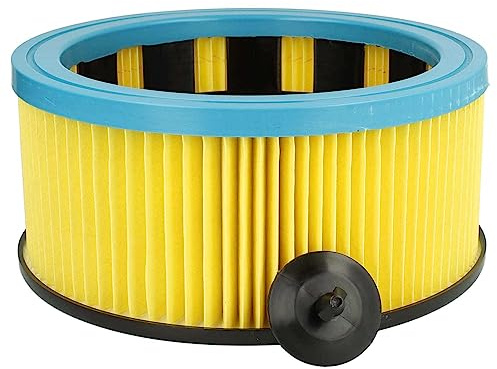 vhbw Dammsugarfilter lämpligt för Kress 1200 NTS 20EA, 1200 RS 32 EA, 1400 RS EA, 98039802 dammsugare, veck, filterklass M