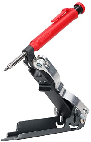 Okuyonic Calibro di contorno per tracciatura, strumento di tracciatura multifunzionale Trattamento di anodizzazione esterna facile usare per la lavorazione del legno per la casa