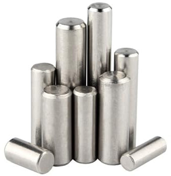 M1 M1.5 M2 M2.5 M3 M4 M5 M6 M8 M10 Cylindrical Pin Locating Dowel 304 Stainless Steel Fixed Shaft Solid Rod GB119 4~100mm ( Size : M4 x10pcs , Color : 12mm )