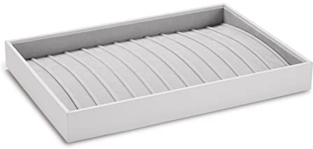 Papten Vassoio portagioie impilabile, contenitore per gioielli, cassetto portagioie, organizer per gioielli, 13 scomparti per collana, catena lunga