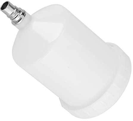 Gobelet de Pistolet de Pulv¨¦risation ¨¤ gravit¨¦, Pot de Remplacement de Gobelet de Peinture en Plastique de 600 ML avec Connecteur Filet¨¦, Kit de Pistolet de Pulv¨¦risation d'air ¨¤