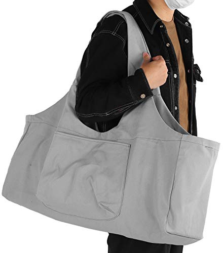 Yogamattaväska, Travel Yoga Gym Bag Stor Kapacitet Överdimensionerad Yogapaket Bagage Fitness Klädförvaring En Axelväska, Yogamattahållare Yogaväska, Yogamattabärare (grå)