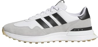 adidas Hombre S2G 26 Textile Spikeless Golf Shoe, FTWR White/Core Black/Grey Two, 44 2/3 EU