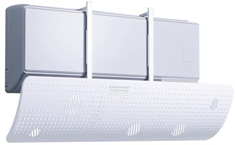 Deflector de Aire Acondicionado Ajustable a 180°, Deflector de Ventilación de Aire Acondicionado, Deflector de Dirección Del Viento para Refrigeración, Calefacción, para El Hogar