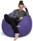Sofa Sack L-Das Neue Komforterlebnis Sitzsack mit Memory Schaumstoff Füllung-Perfekt zum Relaxen im Wohnzimmer oder Kinderzimmer-Samtig weicher Velour Bezug in Lila