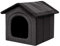 Hundehütte Hundehöhle Hundebett Hundehaus Katzenhöhle Größe XXXL - 76x72 cm Graphit mit Schwarz