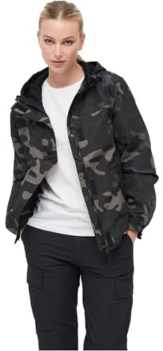 Brandit Women Summer Frontzip Windbrea, Farbe: darkcamo, Größe: XS