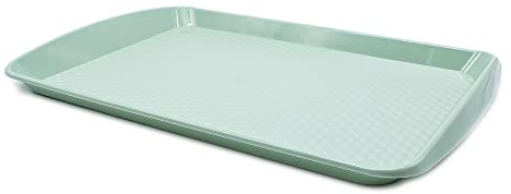 CABLEPELADO Bandeja plastico Rectangular Comida rapida 46x30 cm Verde Claro