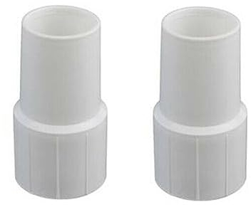 Swimming Pool Hose Connector, Pool Vacuum Pool Hose End Cuff Left Hand 38mm for Pool Vacuum Hose 1.5inch Diameter-2 PCS