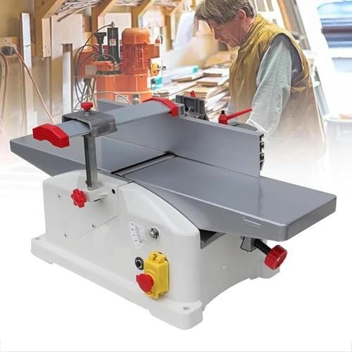 ERICAT Benchtop Woodworking Planer, 1280W Cordless Wood Planing Machine With High Power, 9000r/min High Speed And 3mm Cutting Depth Adjustable, for Woodworking, Furniture and DIY Projects